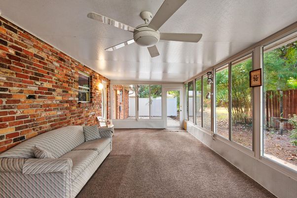 Interior, Stone Walls, Sun Room