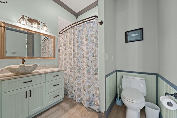 Bathroom, Interior, Wood Texture Flooring