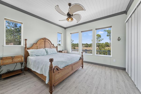 Bedroom, Interior, Wood Texture Flooring
