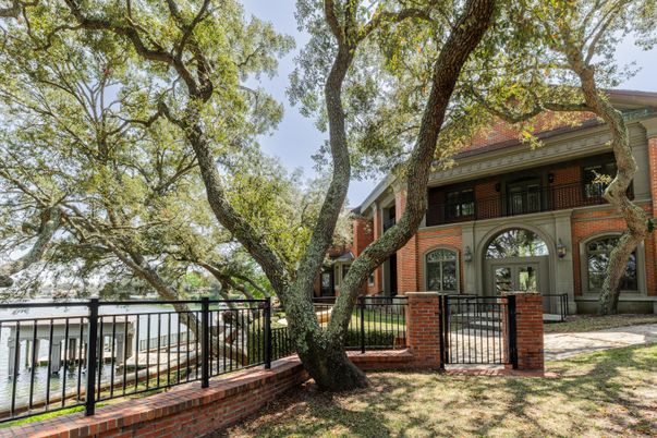 Backyard, Exterior, Facade, Brick Facade, None