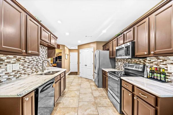 Interior, Kitchen, Recessed Lighting, Stainless Steel Appliances