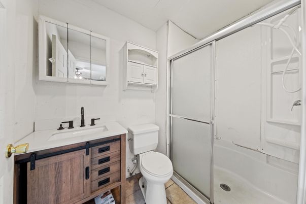 Bathroom, Glass Shower, Interior