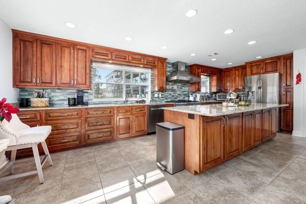 Interior, Kitchen, Recessed Lighting, Stainless Steel Appliances