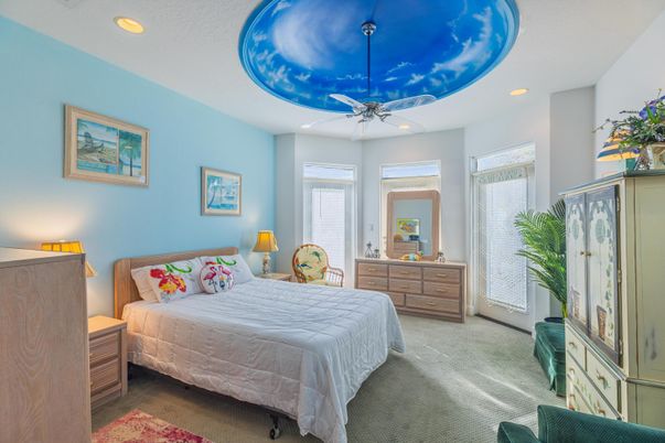 Bedroom, Interior, Recessed Lighting