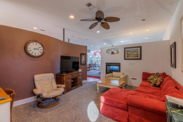 Interior, Living room, Recessed Lighting