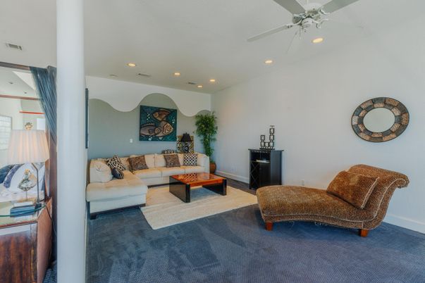 Interior, Living room, Recessed Lighting