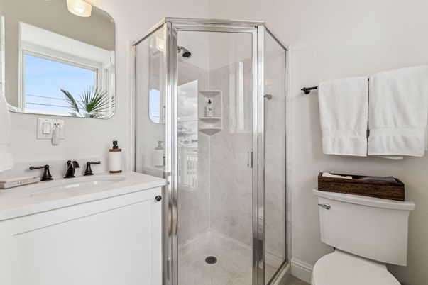 Bathroom, Glass Shower, Interior
