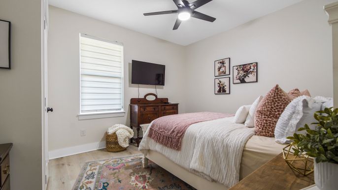 Bedroom, Interior, Wood Texture Flooring