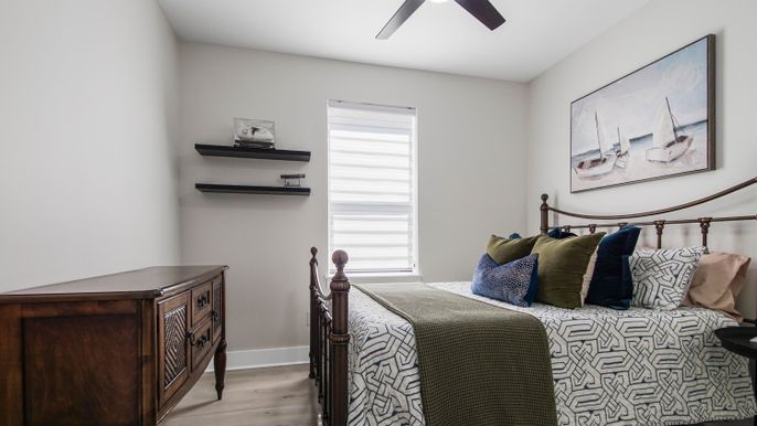 Bedroom, Interior, Wood Texture Flooring
