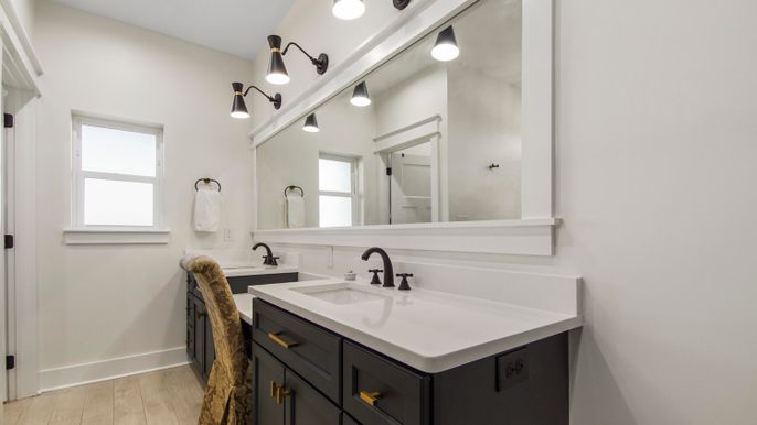Bathroom, Interior, Wood Texture Flooring