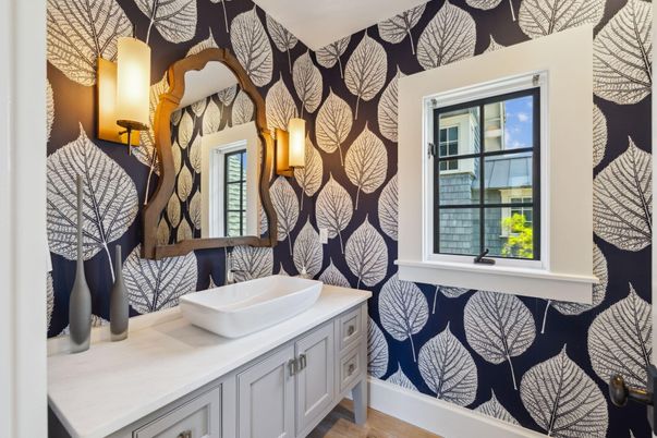 Bathroom, Interior, Wood Texture Flooring