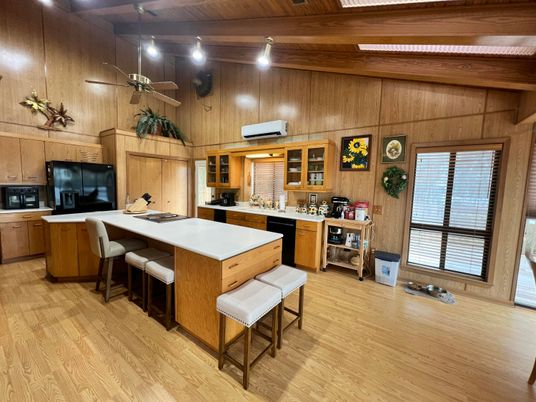 Interior, Kitchen, Wooden Ceilings, Wood Texture Flooring, Wooden Walls