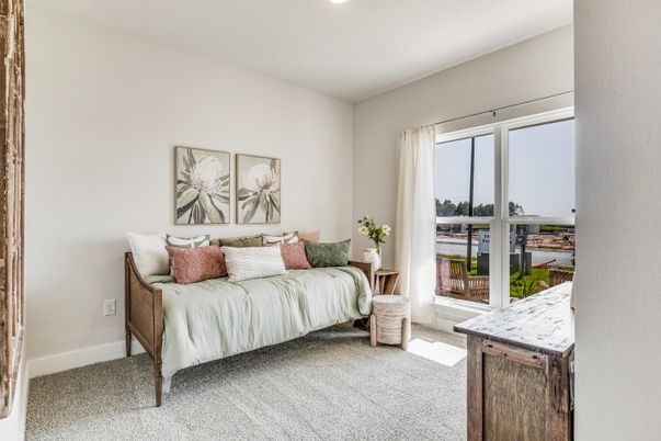 Bedroom, Interior, Recessed Lighting