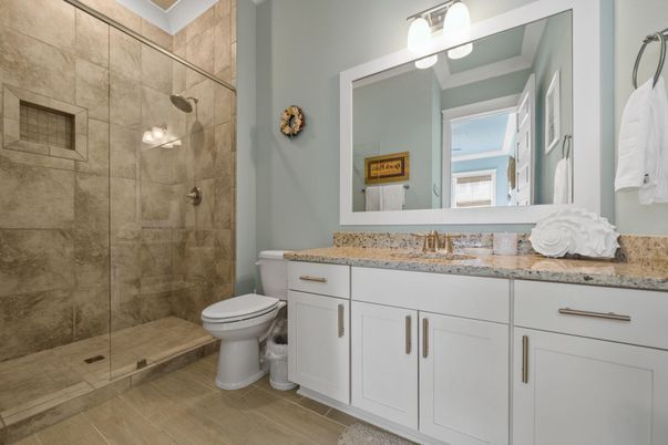 Bathroom, Glass Shower, Interior