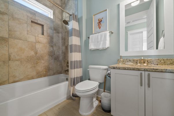 Bathroom, Interior, Wood Texture Flooring