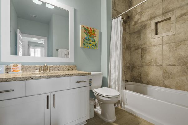 Bathroom, Interior, Wood Texture Flooring