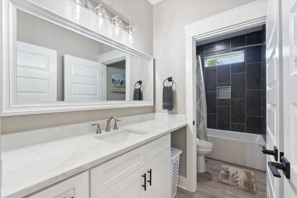 Bathroom, Interior, Wood Texture Flooring