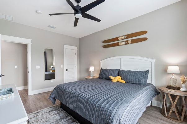 Bedroom, Interior, Wood Texture Flooring