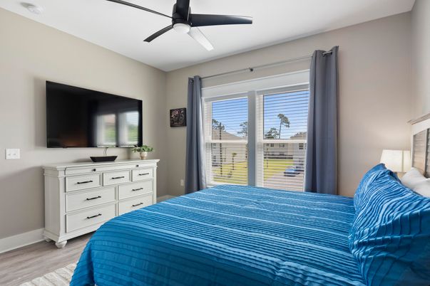 Bedroom, Interior, Wood Texture Flooring