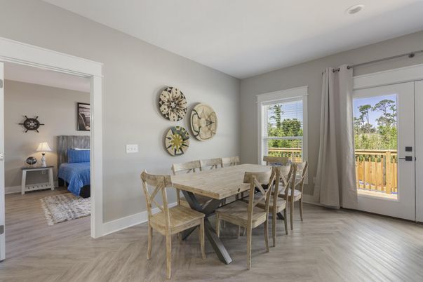 Dining room, Interior, Wood Texture Flooring