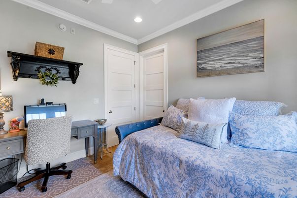 Bedroom, Home Office, Interior, Recessed Lighting