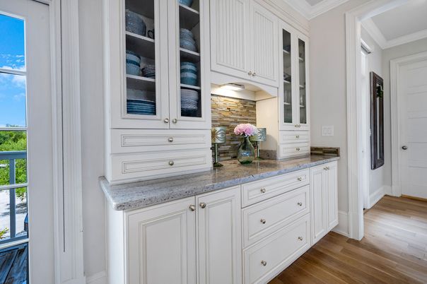 Interior, Stone Walls, Wood Texture Flooring