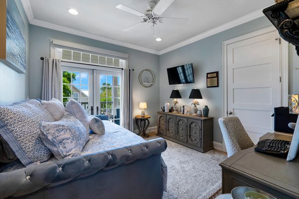 Bedroom, Home Office, Interior, Recessed Lighting