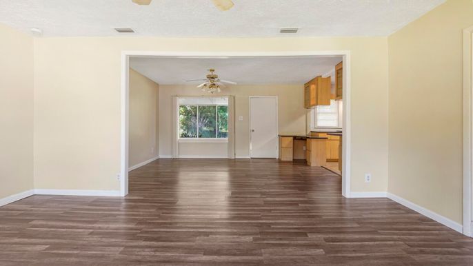 Empty room, Interior, Wood Texture Flooring