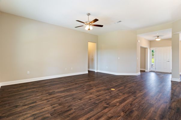 Empty room, Interior, Wood Texture Flooring