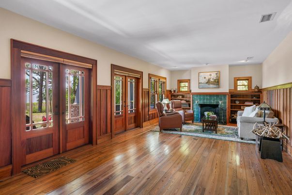 Fireplace, Interior, Living room, Wood Texture Flooring