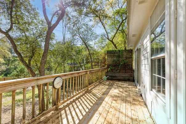 Exterior, Wood Texture Flooring
