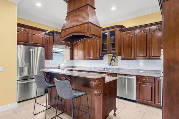 Interior, Kitchen, Recessed Lighting, Stainless Steel Appliances