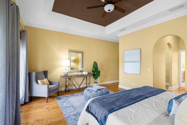 Bedroom, Home Office, Interior, Wood Texture Flooring