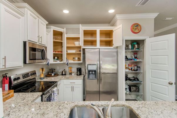 Interior, Kitchen, Recessed Lighting, Stainless Steel Appliances