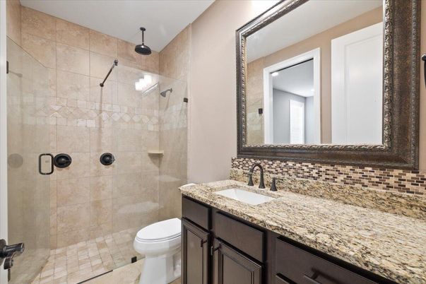 Bathroom, Glass Shower, Interior