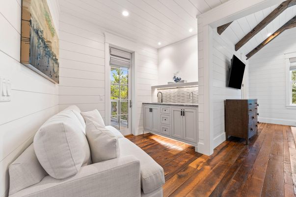 Interior, Recessed Lighting, Wooden Beams, Wood Texture Flooring