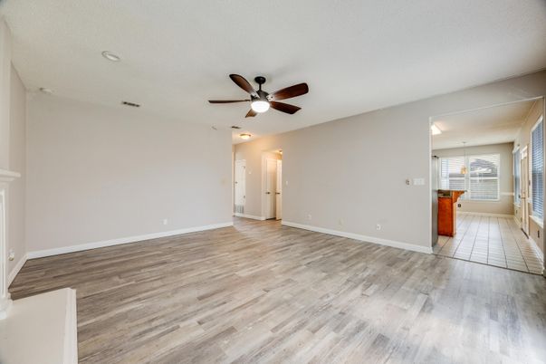 Empty room, Fireplace, Interior, Wood Texture Flooring