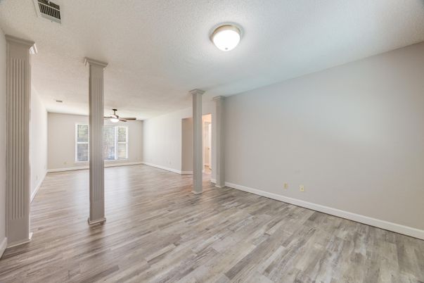 Empty room, Interior, Wood Texture Flooring