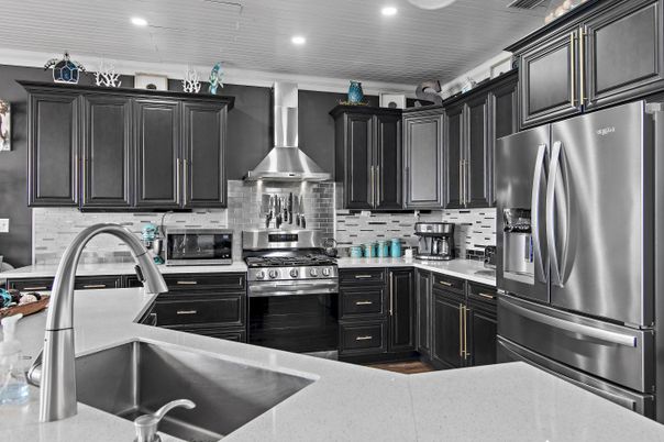 Interior, Kitchen, Recessed Lighting, Stainless Steel Appliances