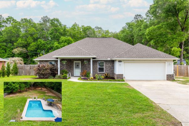 Attached, Exterior, Facade, Brick Facade, Ranch
