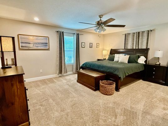 Bedroom, Interior, Recessed Lighting