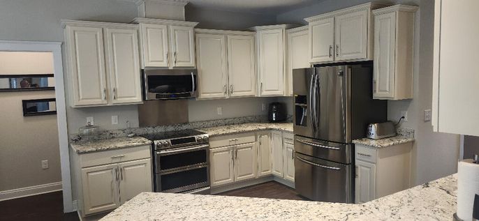 Interior, Kitchen, Wood Texture Flooring