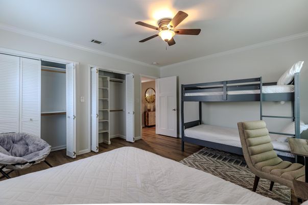 Bedroom, Interior, Wood Texture Flooring