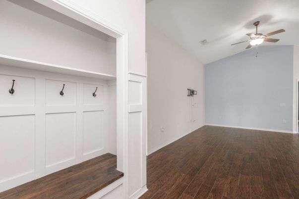 Empty room, Interior, Wood Texture Flooring