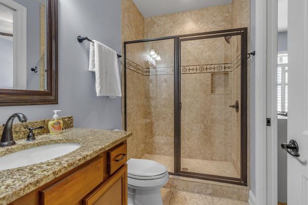 Bathroom, Glass Shower, Interior