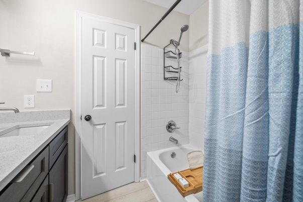 Bathroom, Interior, Wood Texture Flooring