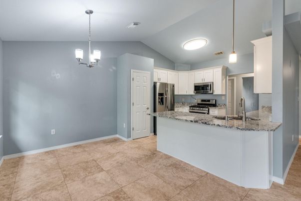Interior, Kitchen, Pendant Lights, Stainless Steel Appliances