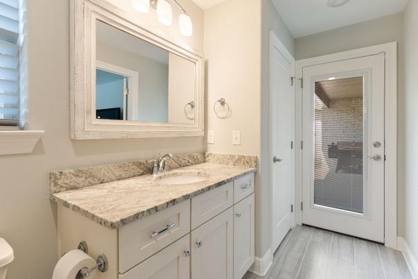 Bathroom, Interior, Wood Texture Flooring