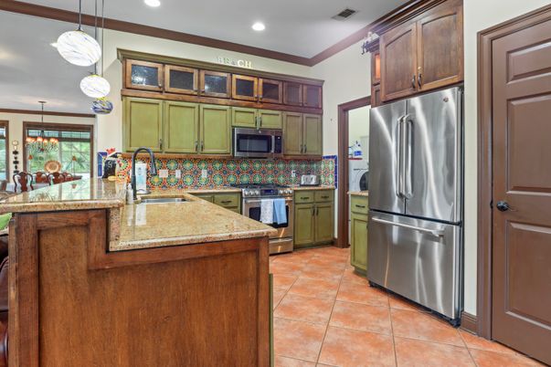 Interior, Kitchen, Pendant Lights, Recessed Lighting