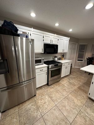 Interior, Kitchen, Recessed Lighting, Stainless Steel Appliances